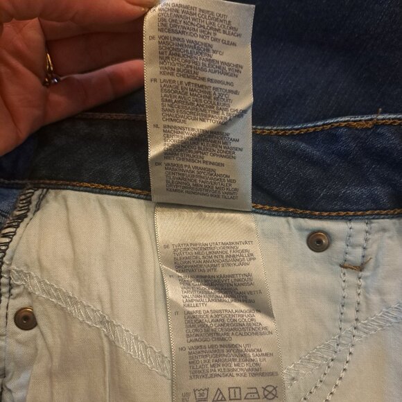 NYDJ Marilyn Straight Dark Wash Denim Jeans Size 12 - Picture 13 of 15